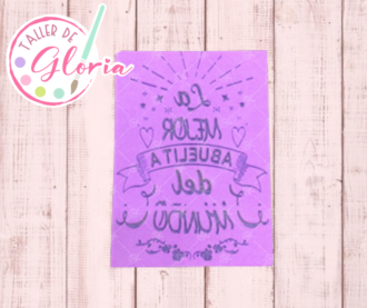 SR-417 Sello la mejor abuela del mundo