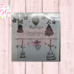 TGN-48 Estencil colgantes navideño