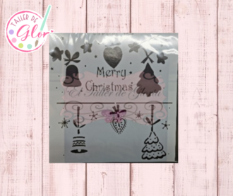 TGN-48 Estencil colgantes navideño