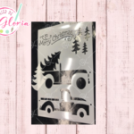 TGN-62 Estencil camioneta pino