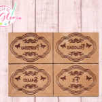 SR-599 Sello frase Fé, Salud...