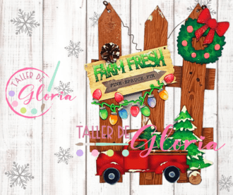 MN-244 Reja Camioneta Navideña