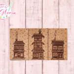 SR-596 Trio casitas navideñas CH