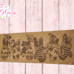 SR-602 Sello guantes navideños