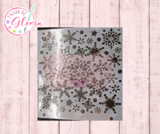 TGM-26 Estencil fondo copos