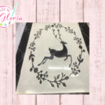 TGN-68 Estencil reno guirnalda