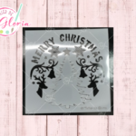 TGN-72 Estencil Merry christmas pino