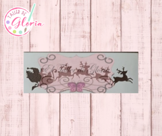 TGN-9A Estencil trineo navidad
