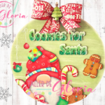 MN-289 Circulo gnomo cookies for santa