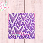 SR-210 Sello texturas corazones alto