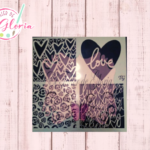 TGC-22 Estencil love, rosas, corazones