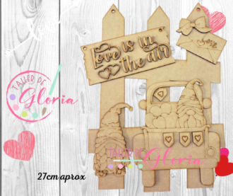 MA-026 Reja gnomos San Valentin