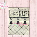 TGF-226 Estencil amor y osos