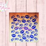 TGM-57 Estencil besos-xoxo