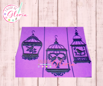 SR-387 Sello trio pajareras alto