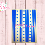 TGC-76 Estencil lineas y corazones