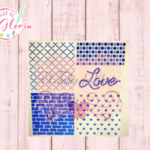TGC-43 Estencil love ladrillos