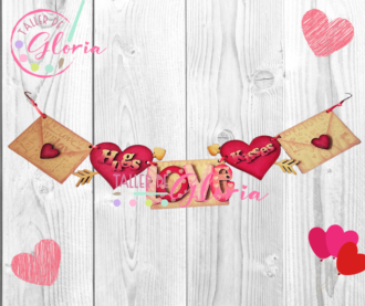 MA-055 Tira cartas corazones