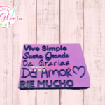 SR-175 Sello palabras amistad alto