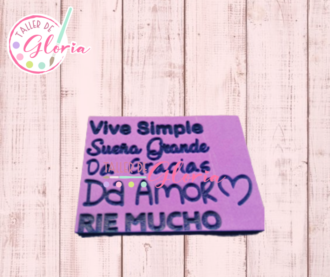 SR-175 Sello palabras amistad alto