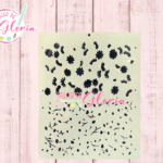 TGF-273 Estencil estampado margaritas