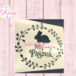 TGC-68 Estencil conejo guirnalda