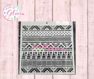 TGC-73 Estencil textura sarape