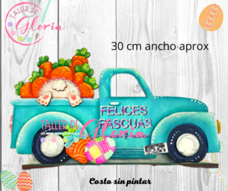 MP-019 Camión pascua con base 30 cm