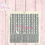 TGC-75 Estencil tejido cadena