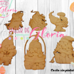 MP-020 Gnomos pascua 6 pzas