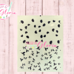 TGF-272 Estencil estampado tulipanes