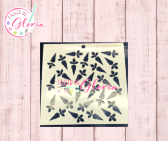 TGM-41 Estencil fondo zanahoria