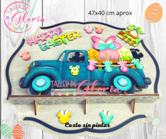 MP-034 Camioneta ratoncito pascua