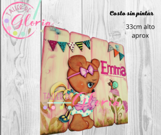 MTO-018 Oso bebe cuadro Emma