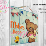 MTO-019 Oso bebe cuadro Matías