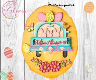 MP-033 Tronco camioneta felices pascuas