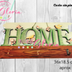 MTO-046 Perchero home pájaros, flores