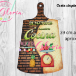 MTO-050 Tabla bienvenidos a nuestra cocina