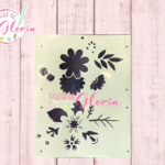 TGF-274 Estencil Margarita estilizada