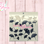 TGC-62 Estencil hojas ginko biloba