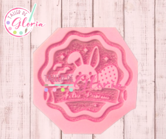 SR-395 Sello feliz pascua alto