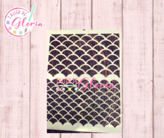 TGF-200 Estencil texturas sirena