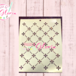 TGF-202 Estencil alcolchado flor