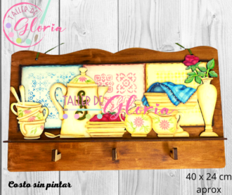 MTO-068 Porta llaves juego de té