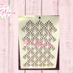 TGF-206 Estencil textura abanicos