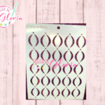 TGF-209 Estencil textura espirales de viento