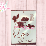 TGF-211 Estencil amapolas