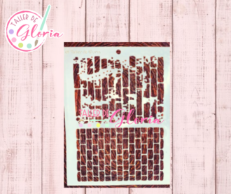 TGF-212 Estencil 2 paredes ladrillos