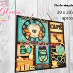 MTO-066 Cuadro vitral café