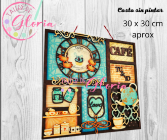 MTO-066 Cuadro vitral café